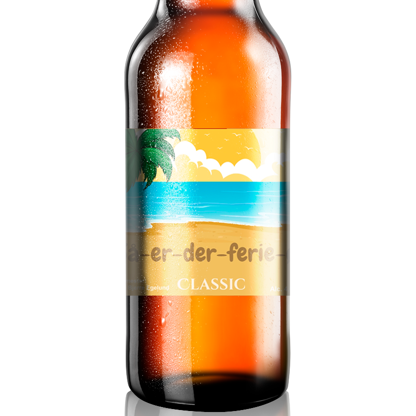 Sommer i Syden - design din egen øl etiket - The Beer Label 