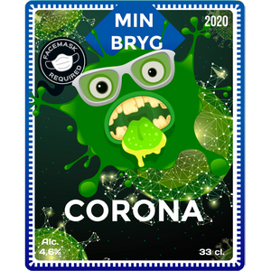 Corona Label - design din egen øl etiket - The Beer Label 